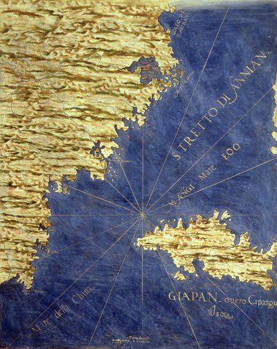 Map of Sixteenth Century Japan (from the 